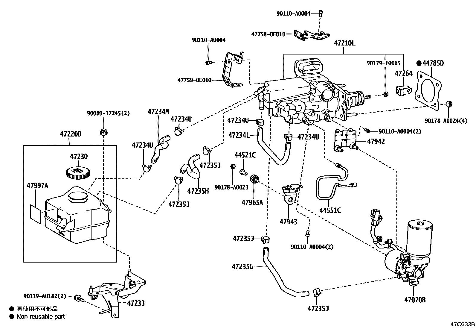 4702 — BRAKE MASTER CYLINDER