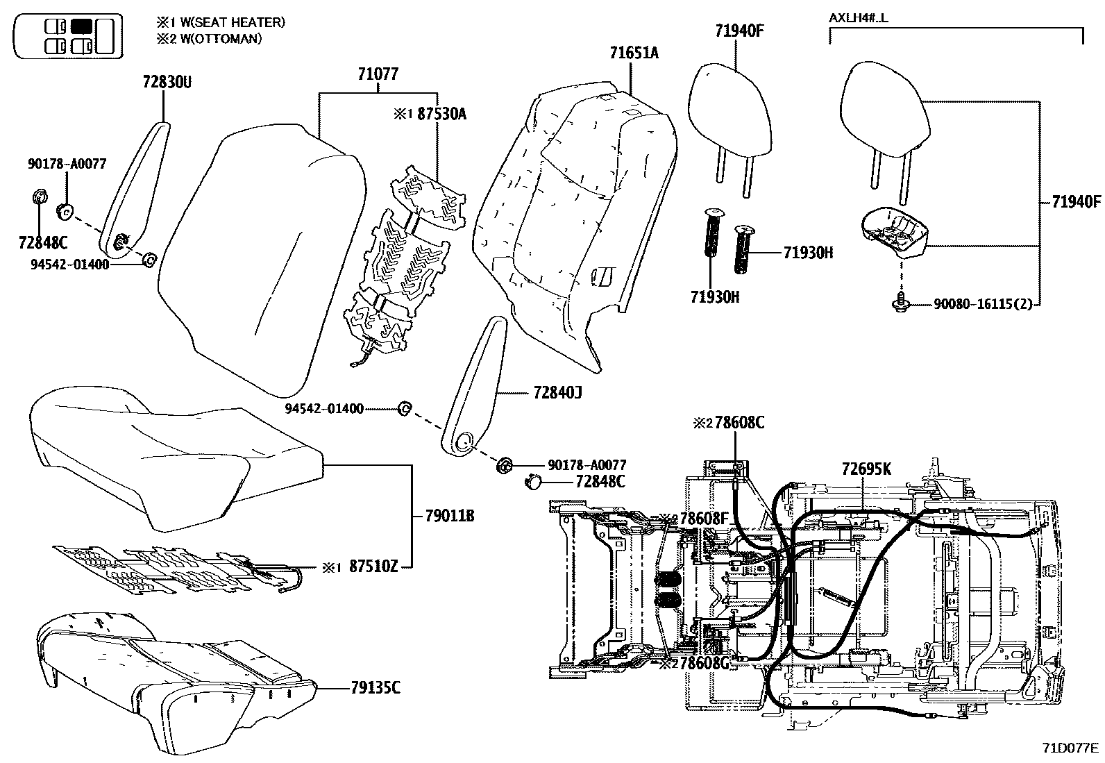 7157 — REAR SEAT &  SEAT TRACK