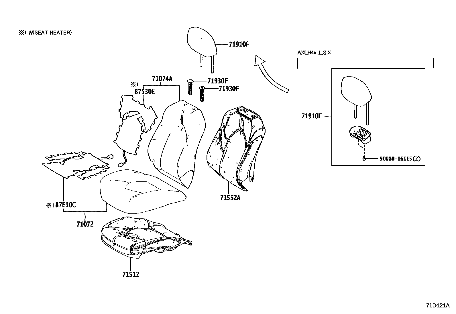 7156 — FRONT SEAT &  SEAT TRACK