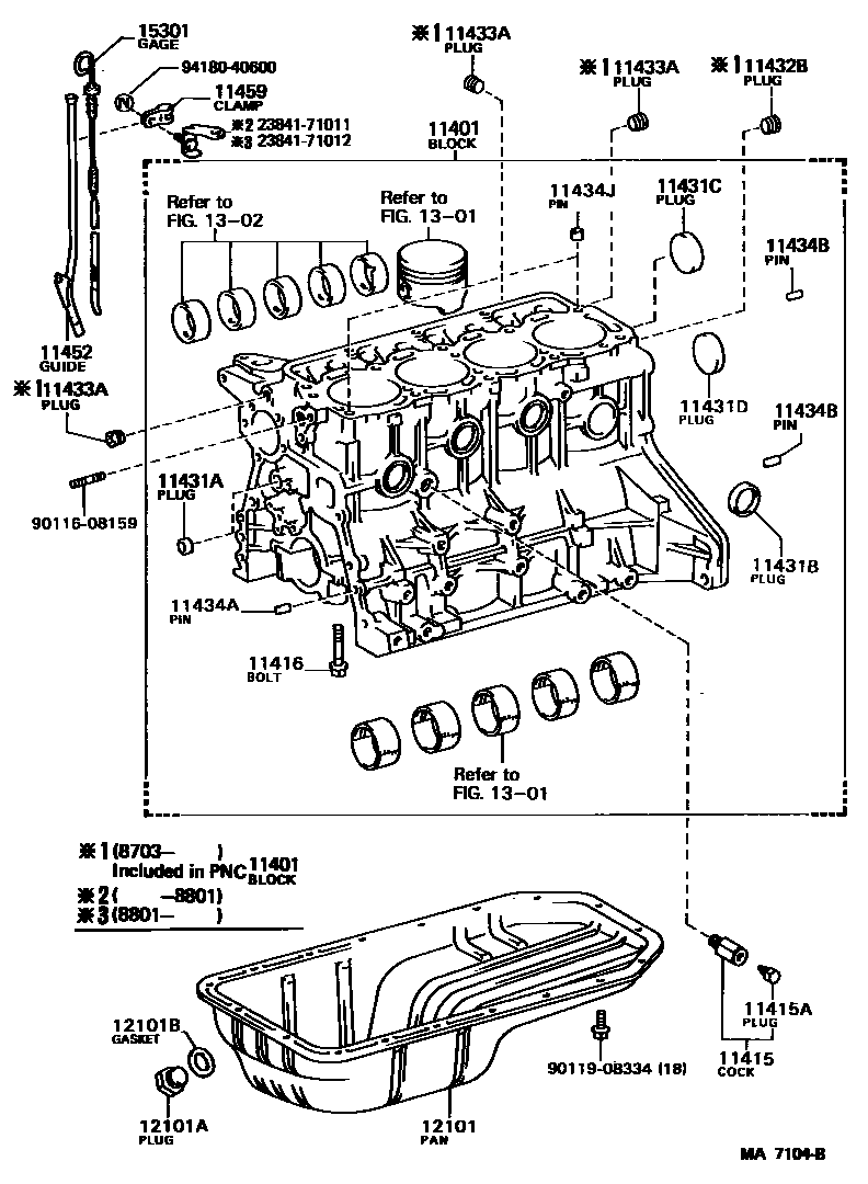 1105 — CYLINDER BLOCK