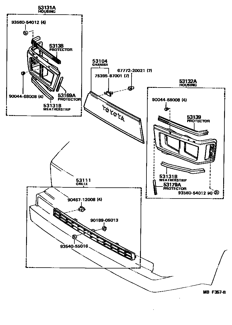 5351 — RADIATOR GRILLE