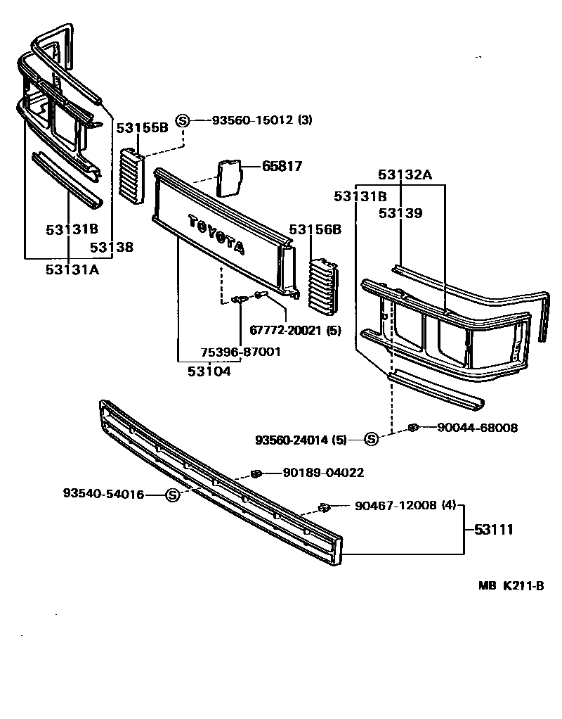 5351 — RADIATOR GRILLE