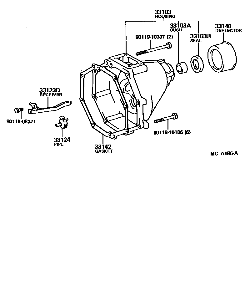 3303 — EXTENSION HOUSING (MTM)