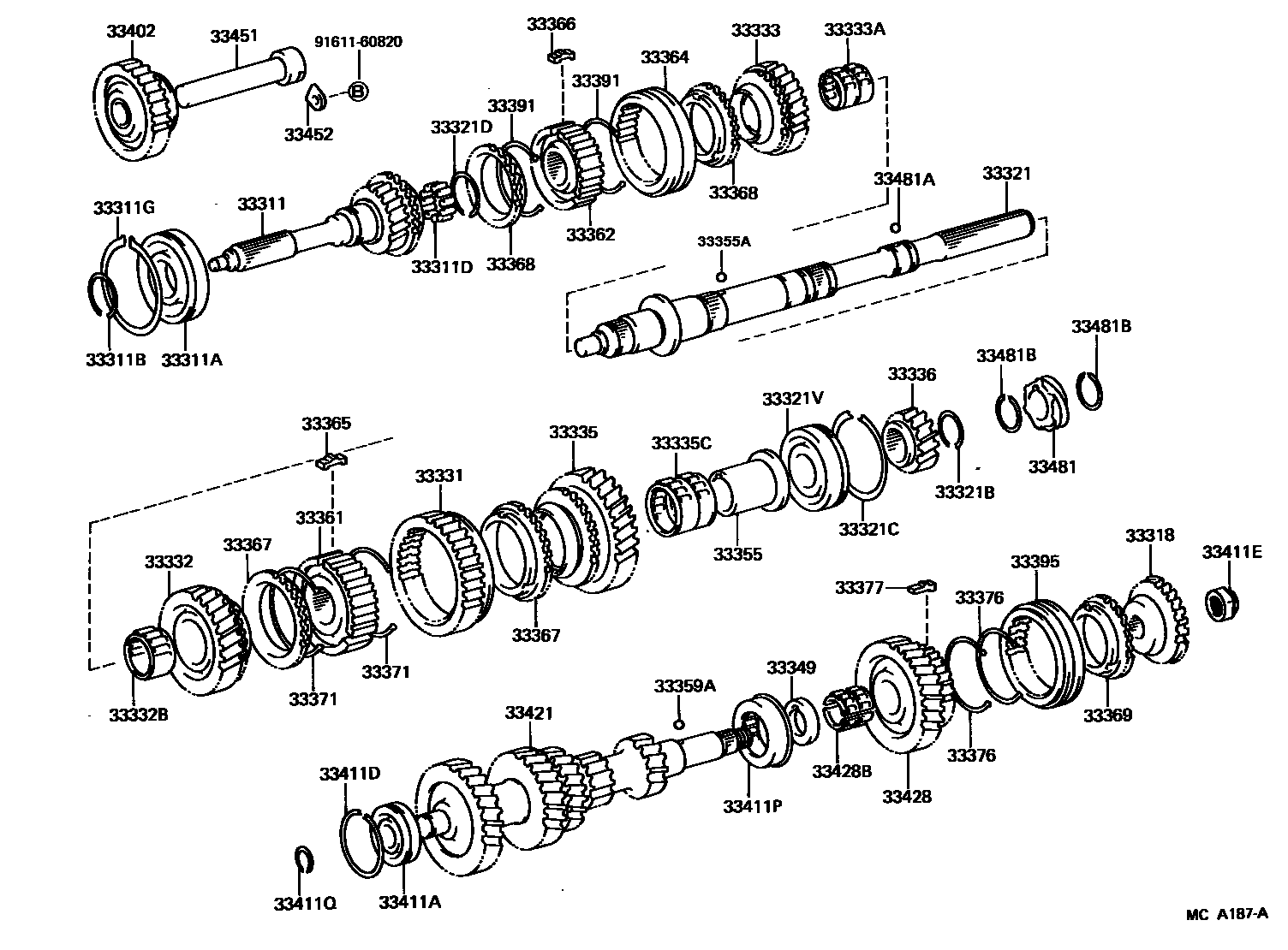 3305 — TRANSMISSION GEAR (MTM)