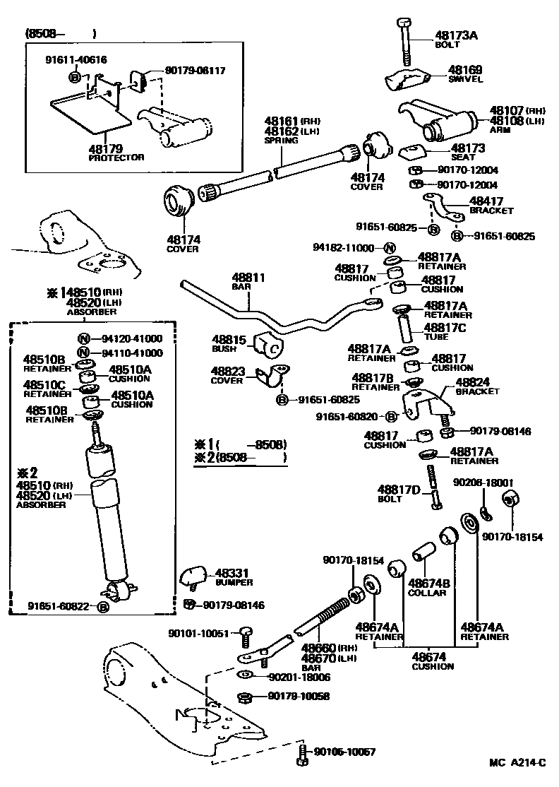 4803 — FRONT SPRING & SHOCK ABSORBER
