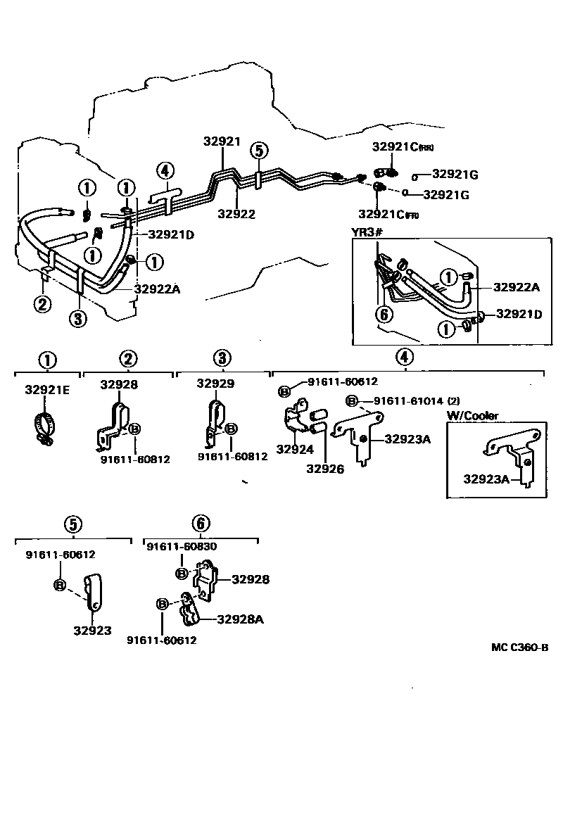 3514 — OIL COOLER & TUBE (ATM)