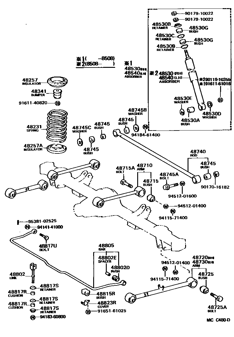 4804 — REAR SPRING & SHOCK ABSORBER