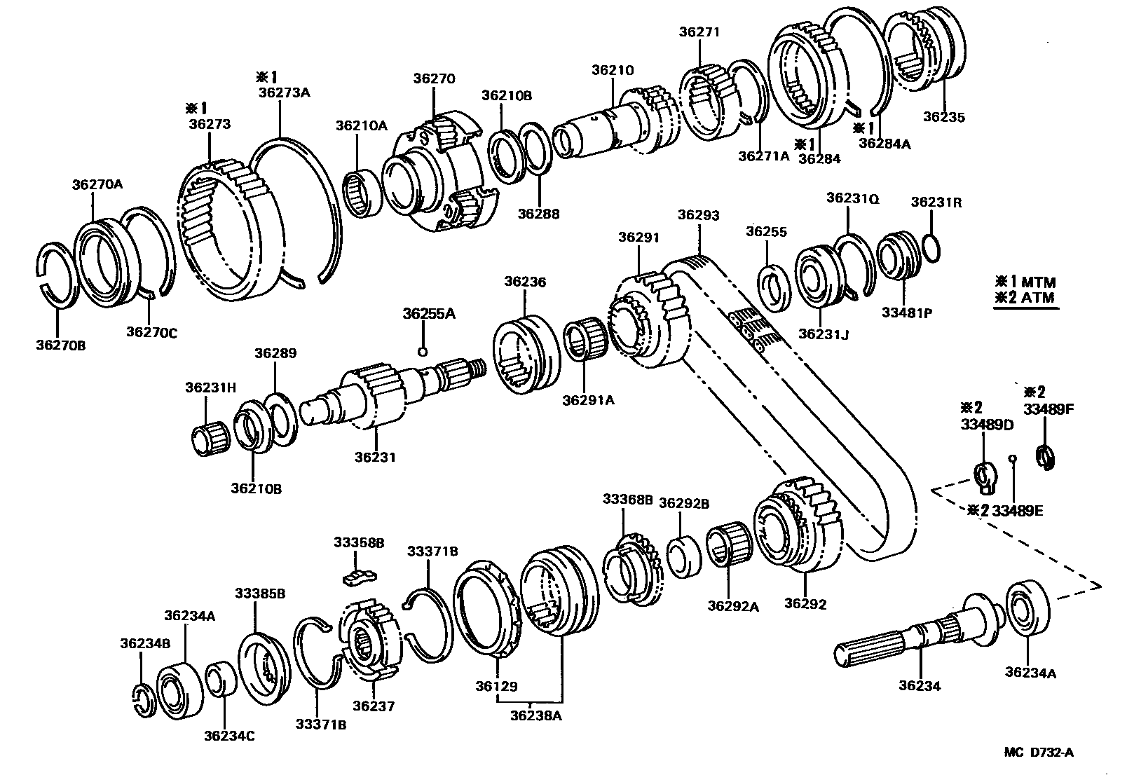 3610 — TRANSFER GEAR