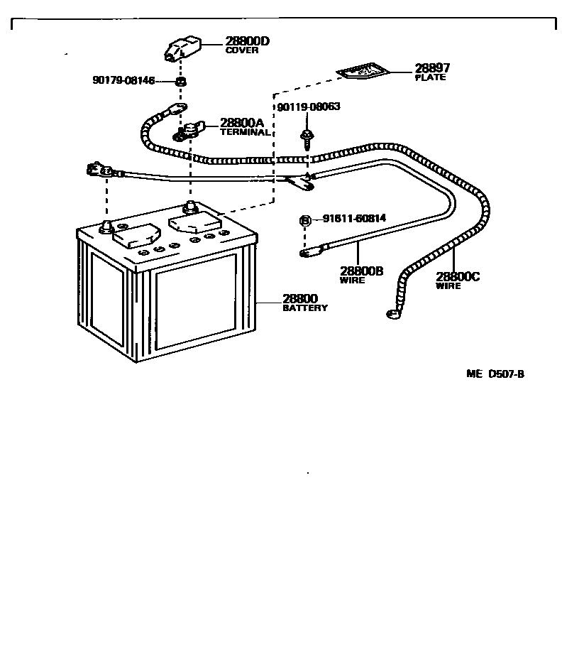 8201 — BATTERY & BATTERY CABLE
