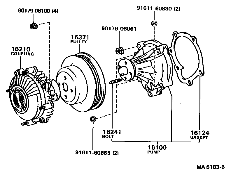 1601 — WATER PUMP