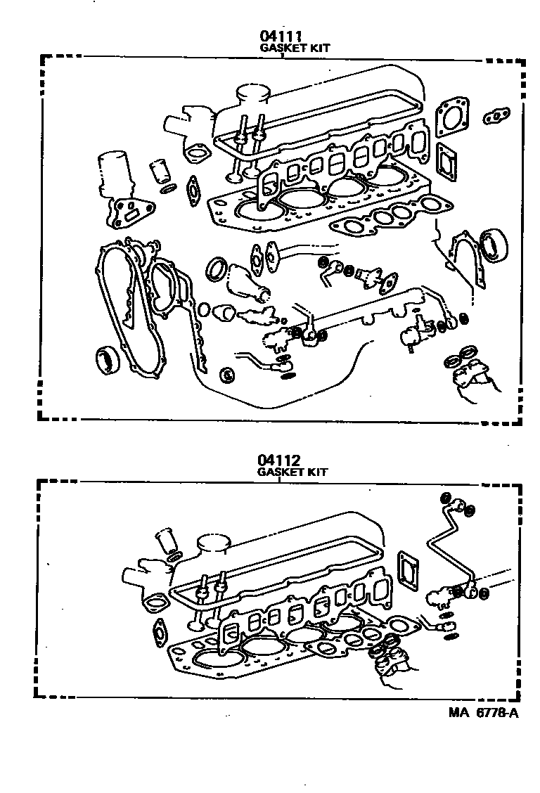 1103 — ENGINE OVERHAUL GASKET KIT