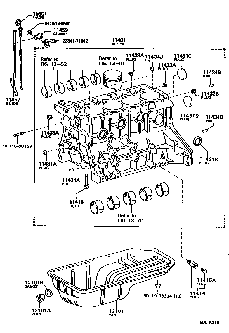 1105 — CYLINDER BLOCK