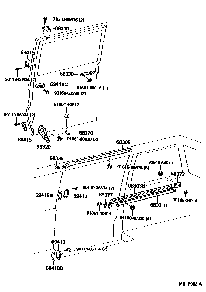 6758 — SLIDE ROLLER & RAIL