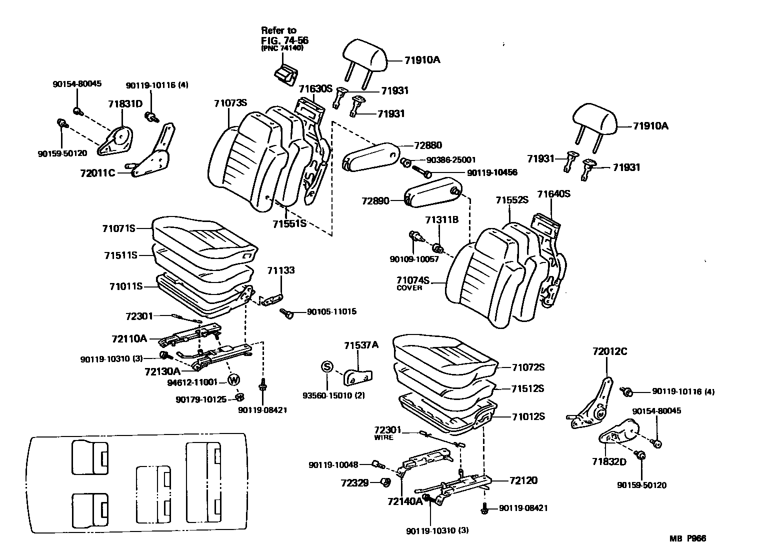 7151 — SEAT & SEAT TRACK