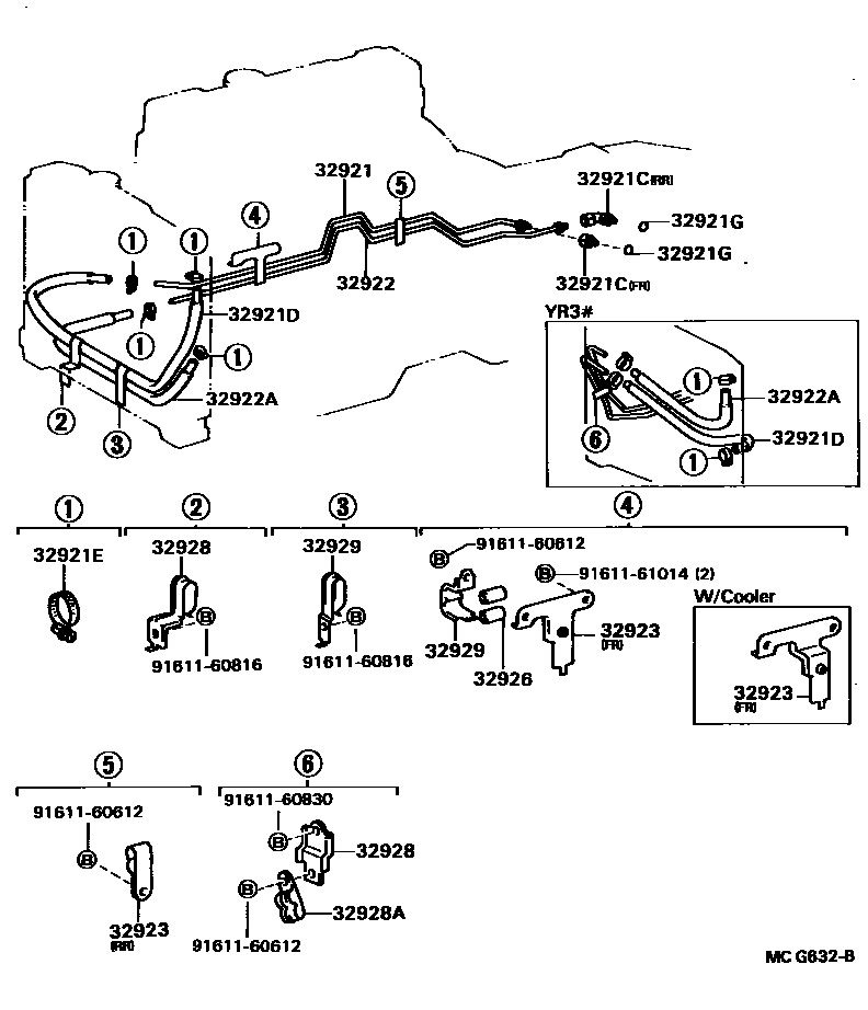 3514 — OIL COOLER & TUBE (ATM)