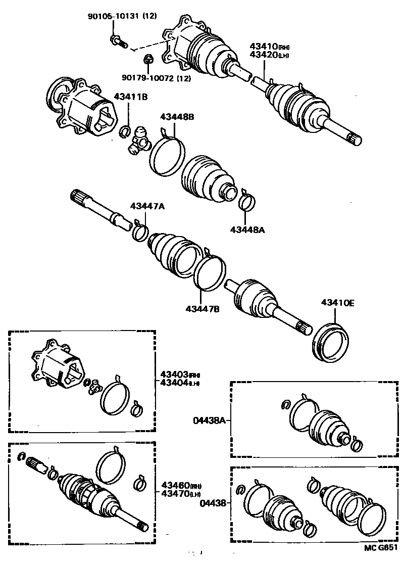 4302 — FRONT DRIVE SHAFT