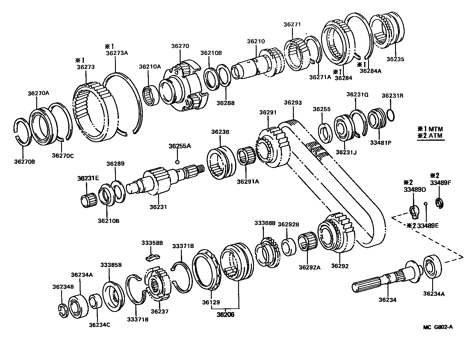 3610 — TRANSFER GEAR