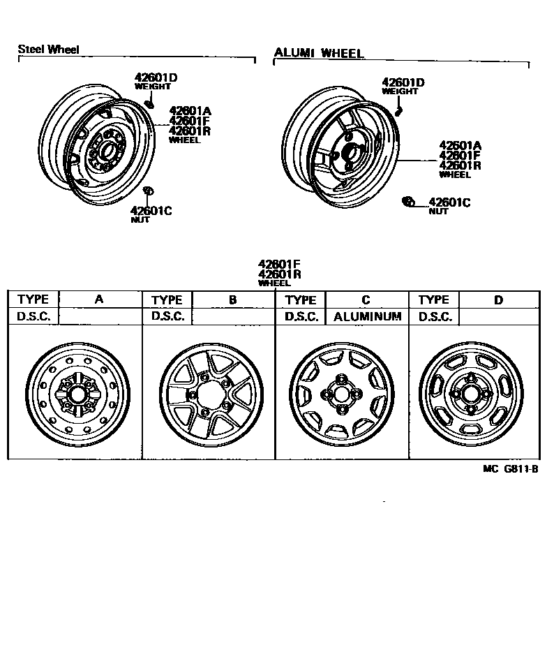 4103 — DISC WHEEL & WHEEL CAP
