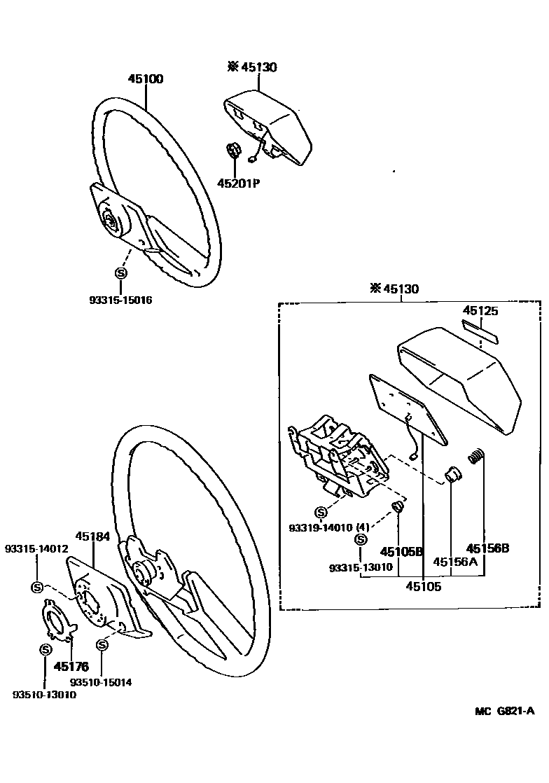 4504 — STEERING WHEEL