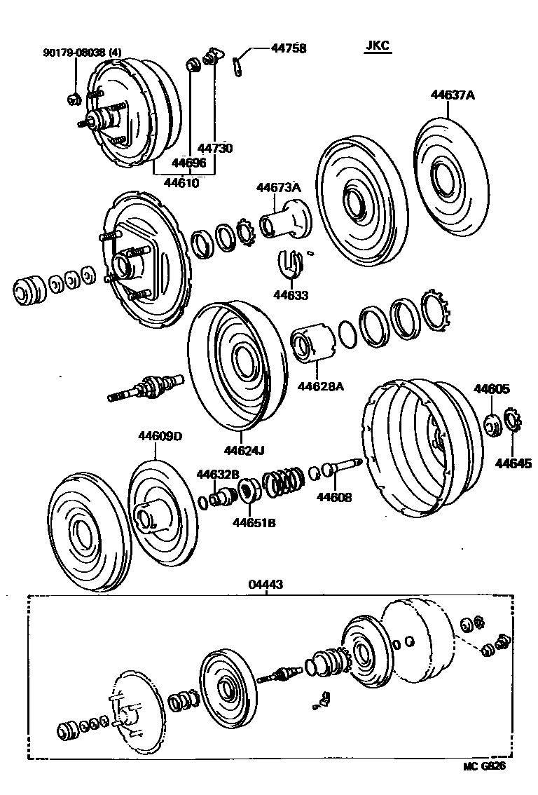 4703 — BRAKE BOOSTER & VACUUM TUBE