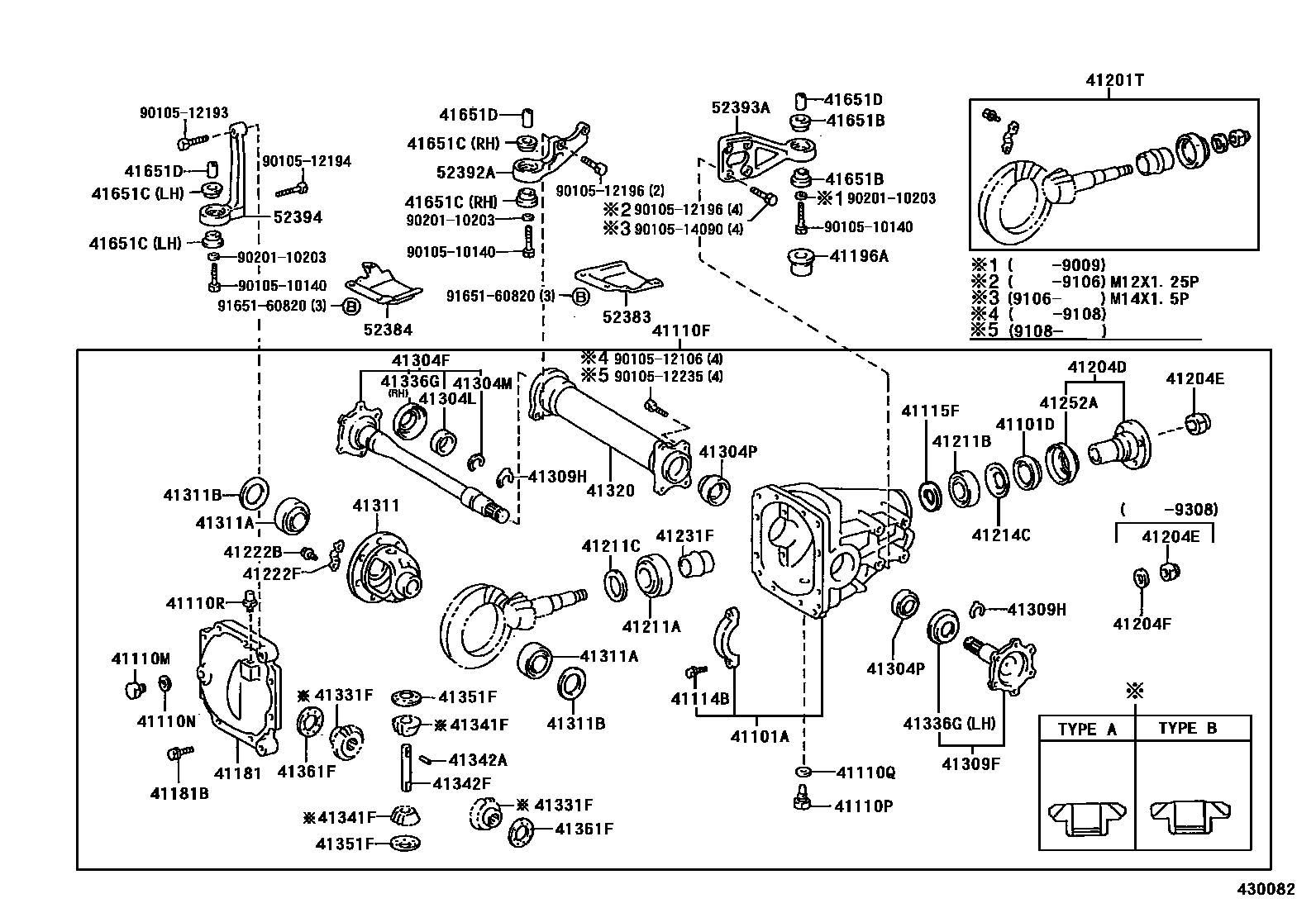 4301 — FRONT AXLE HOUSING & DIFFERENTIAL