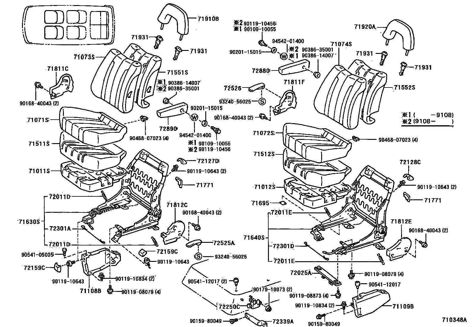 7151 — SEAT & SEAT TRACK