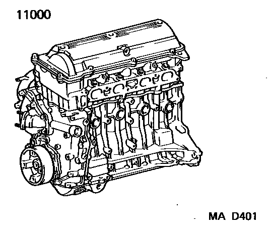 1101 — PARTIAL ENGINE ASSEMBLY