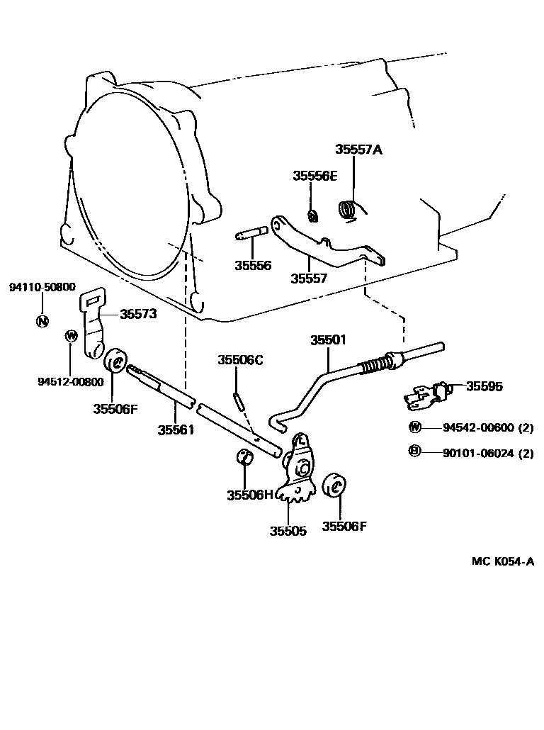 3513 — THROTTLE LINK & VALVE LEVER (ATM)