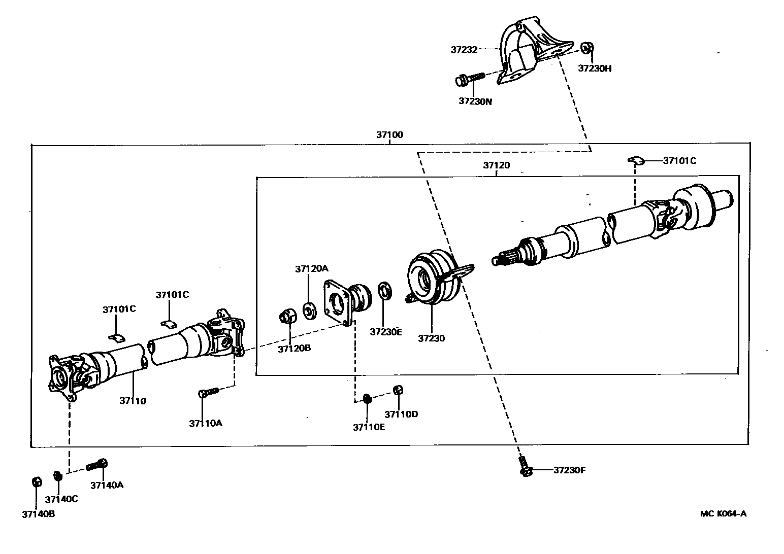3701 — PROPELLER SHAFT & UNIVERSAL JOINT