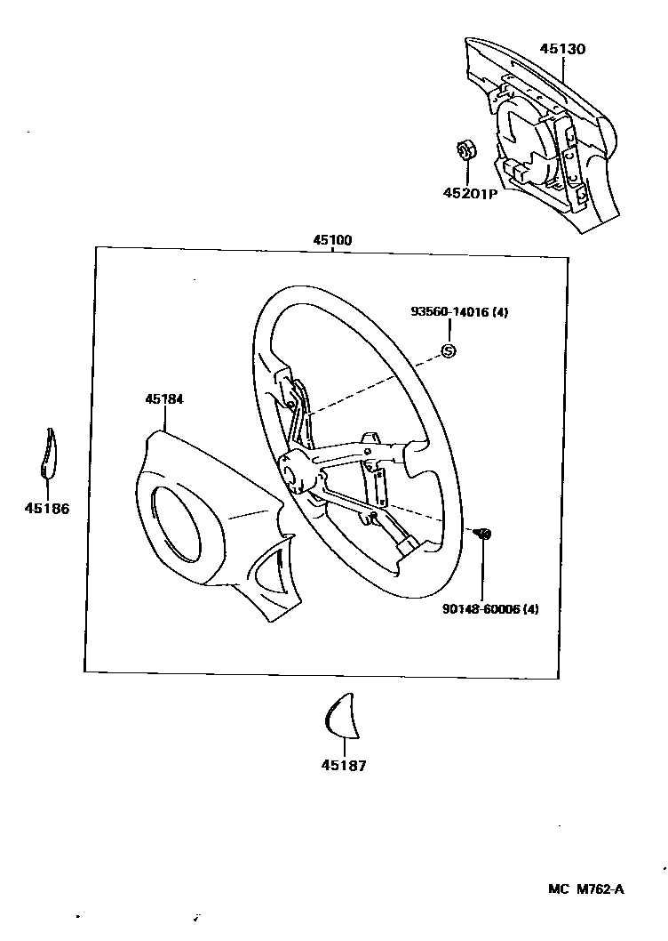 4504 — STEERING WHEEL