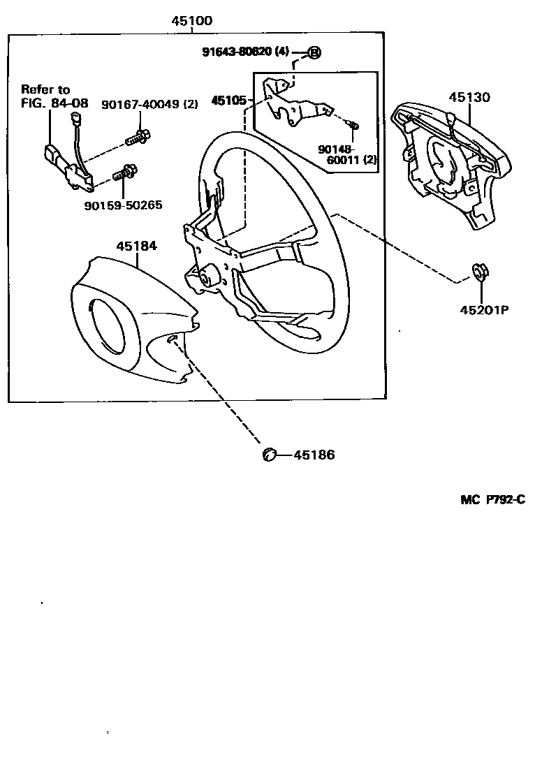 4504 — STEERING WHEEL