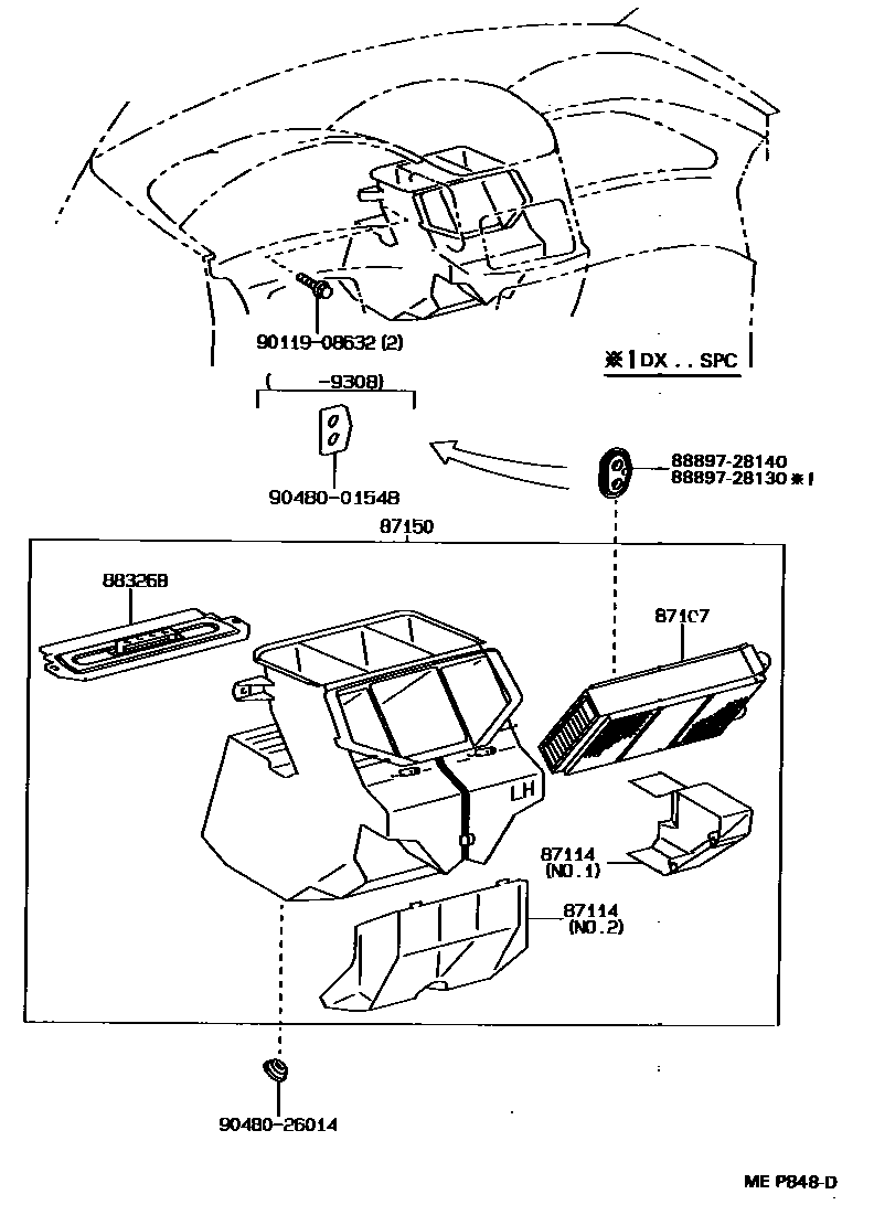 8712 — HEATING & AIR CONDITIONING - HEATER UNIT & BLOWER