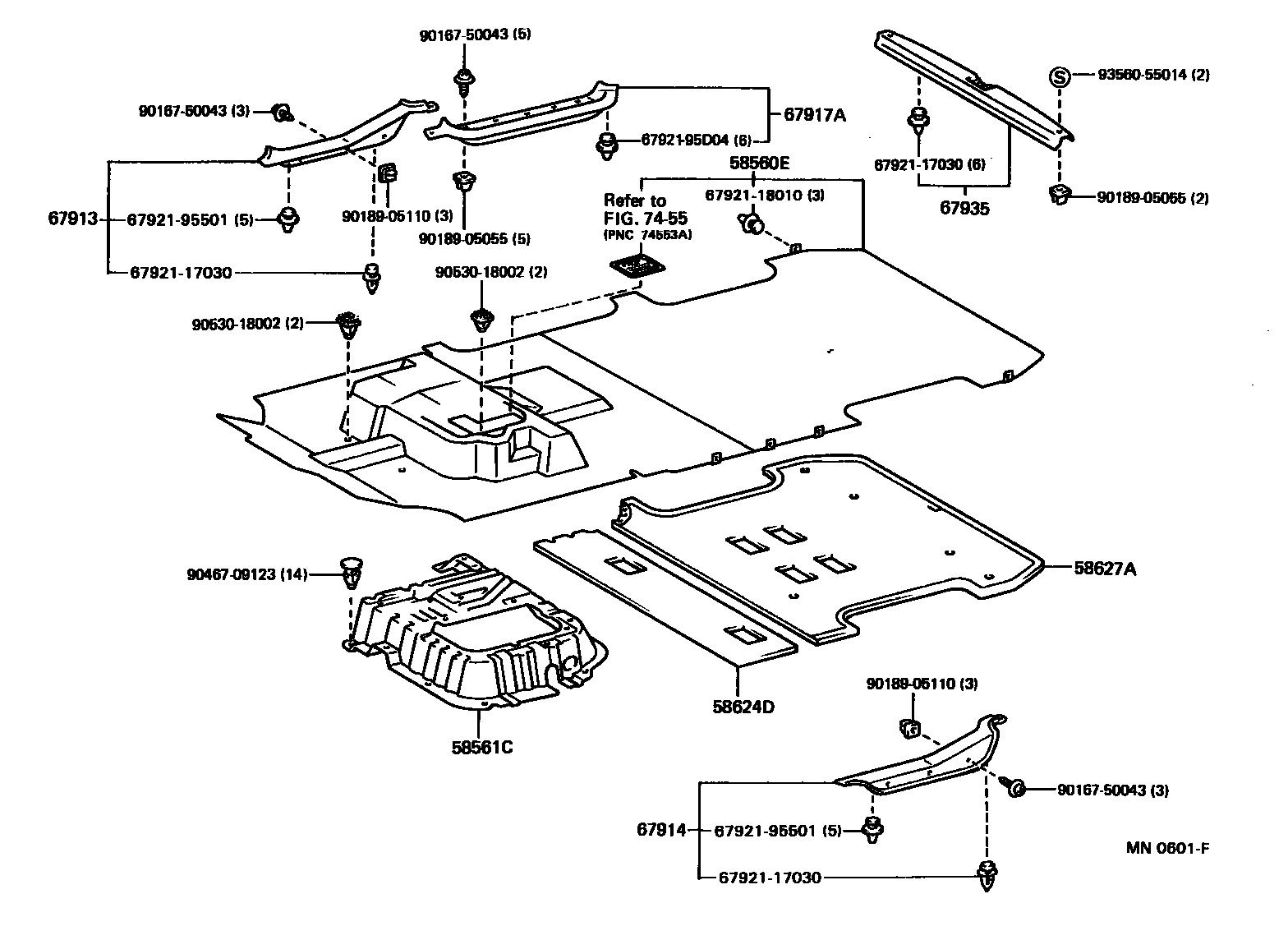 5854 — FLOOR MAT & SILENCER PAD