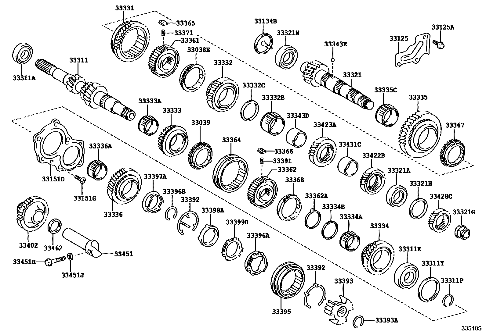 3305 — TRANSMISSION GEAR (MTM)