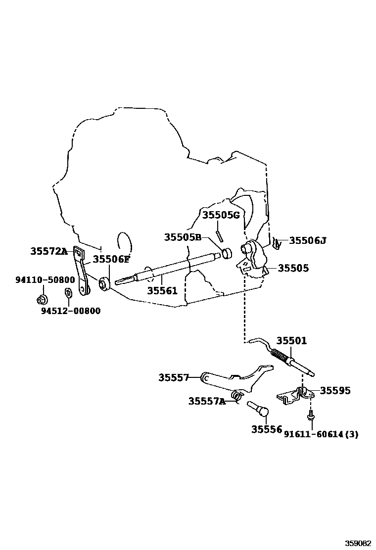 3513 — THROTTLE LINK & VALVE LEVER (ATM)