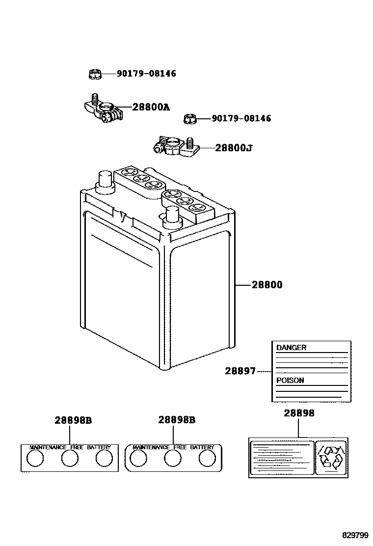 8201 — BATTERY & BATTERY CABLE