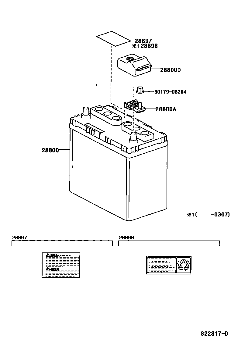 8201 — BATTERY & BATTERY CABLE