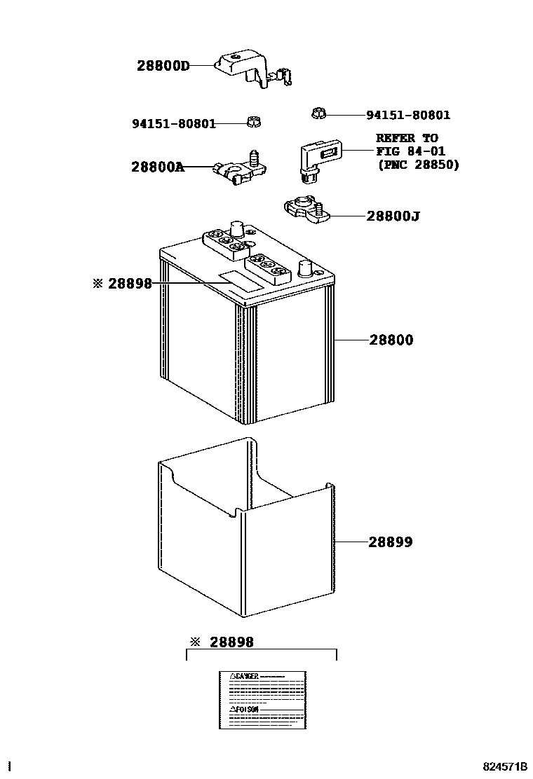 8201 — BATTERY & BATTERY CABLE