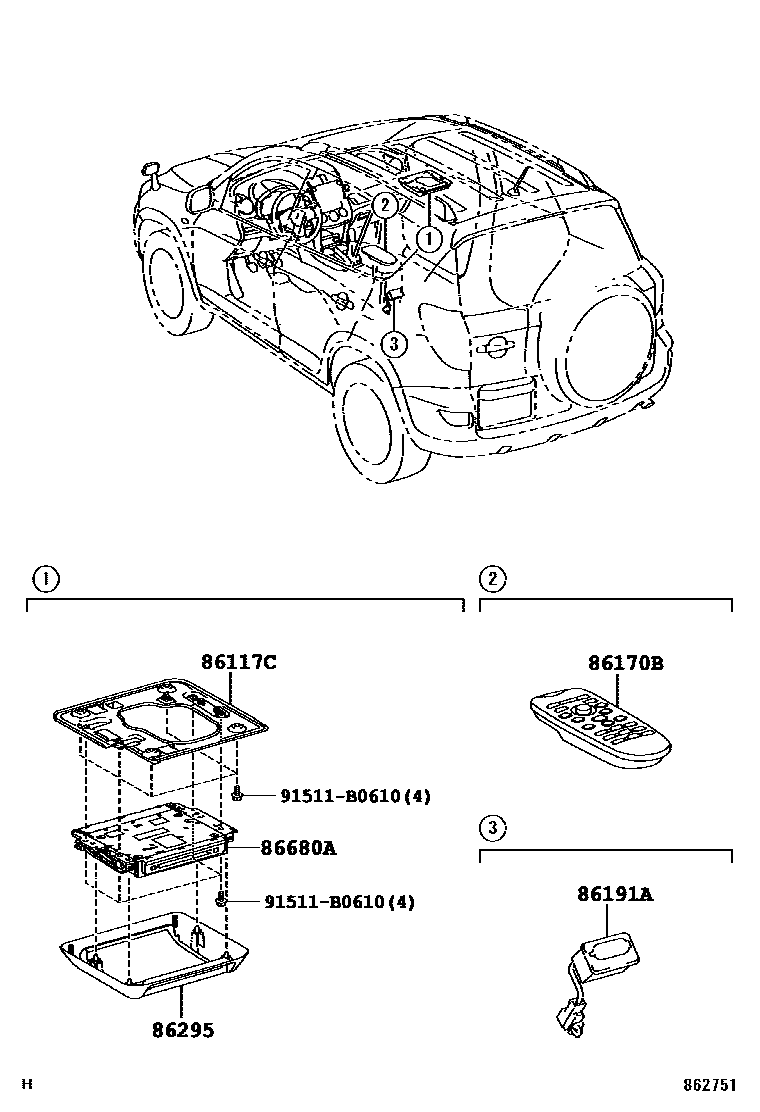 8606 — CAMERA & REAR MONITOR DISPLAY