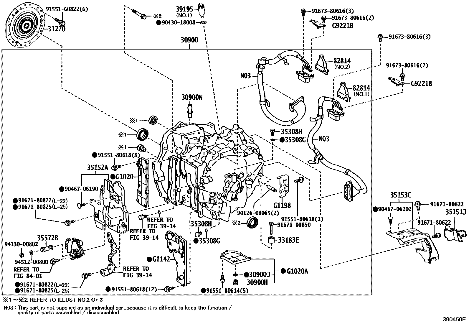 3901 — TRANSAXLE ASSY(HEV OR BEV OR FCEV)