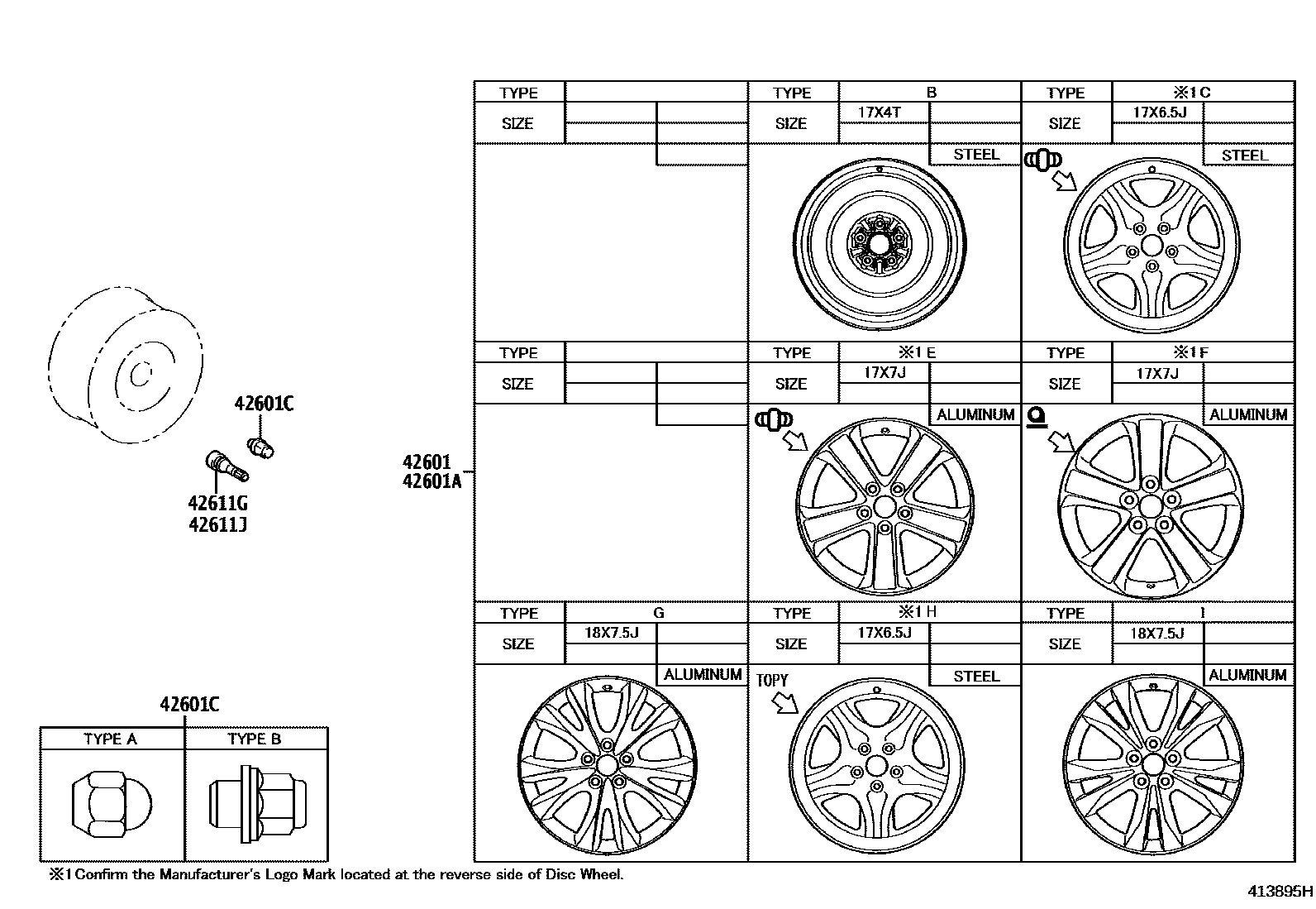 4103 — DISC WHEEL & WHEEL CAP