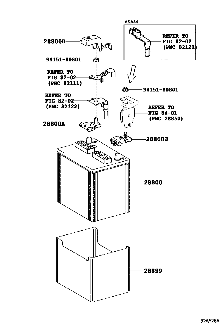 8201 — BATTERY & BATTERY CABLE