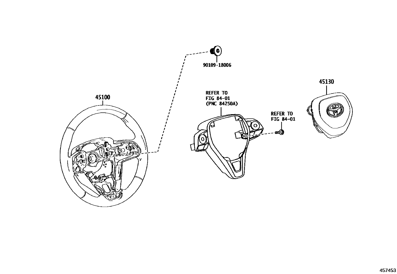4504 — STEERING WHEEL
