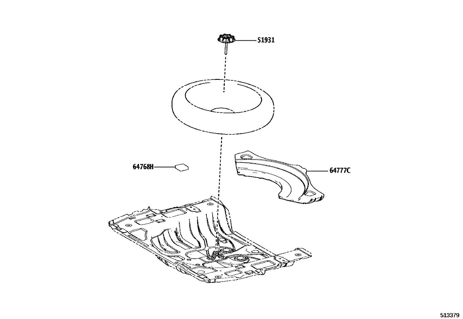 5153 — SPARE WHEEL CARRIER