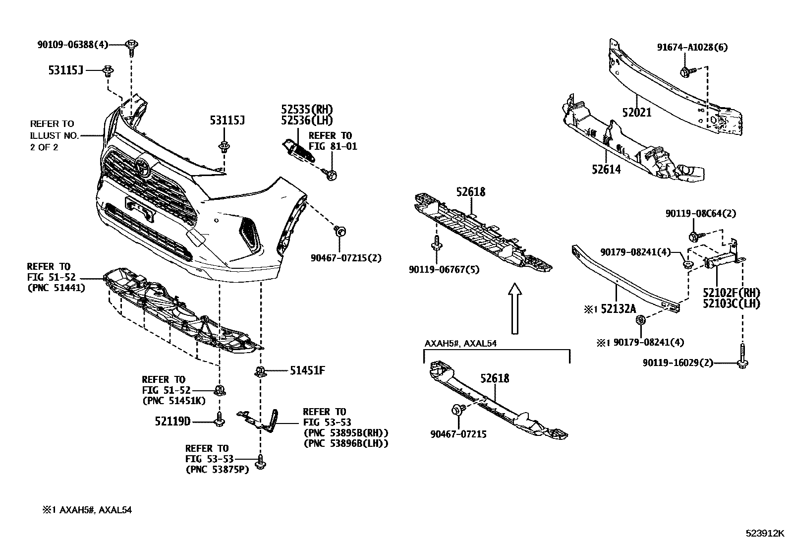 5252 — FRONT BUMPER & BUMPER STAY
