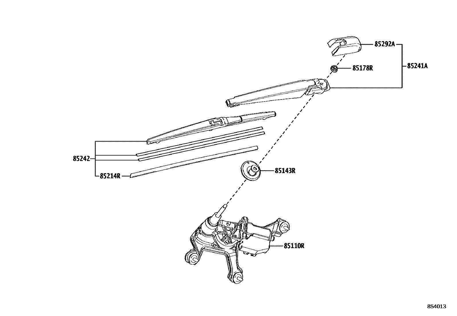 8502 — REAR WIPER