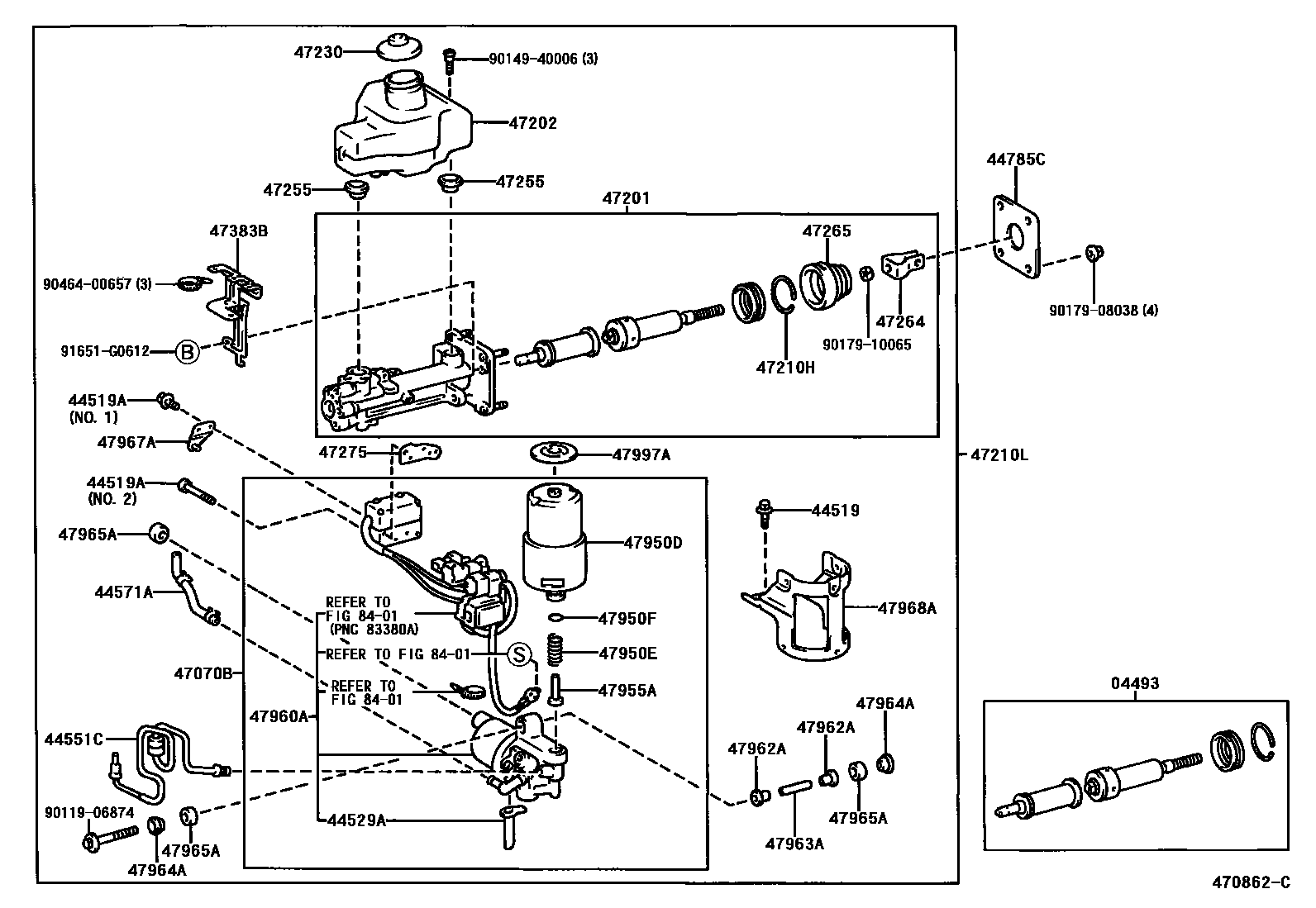 4702 — BRAKE MASTER CYLINDER