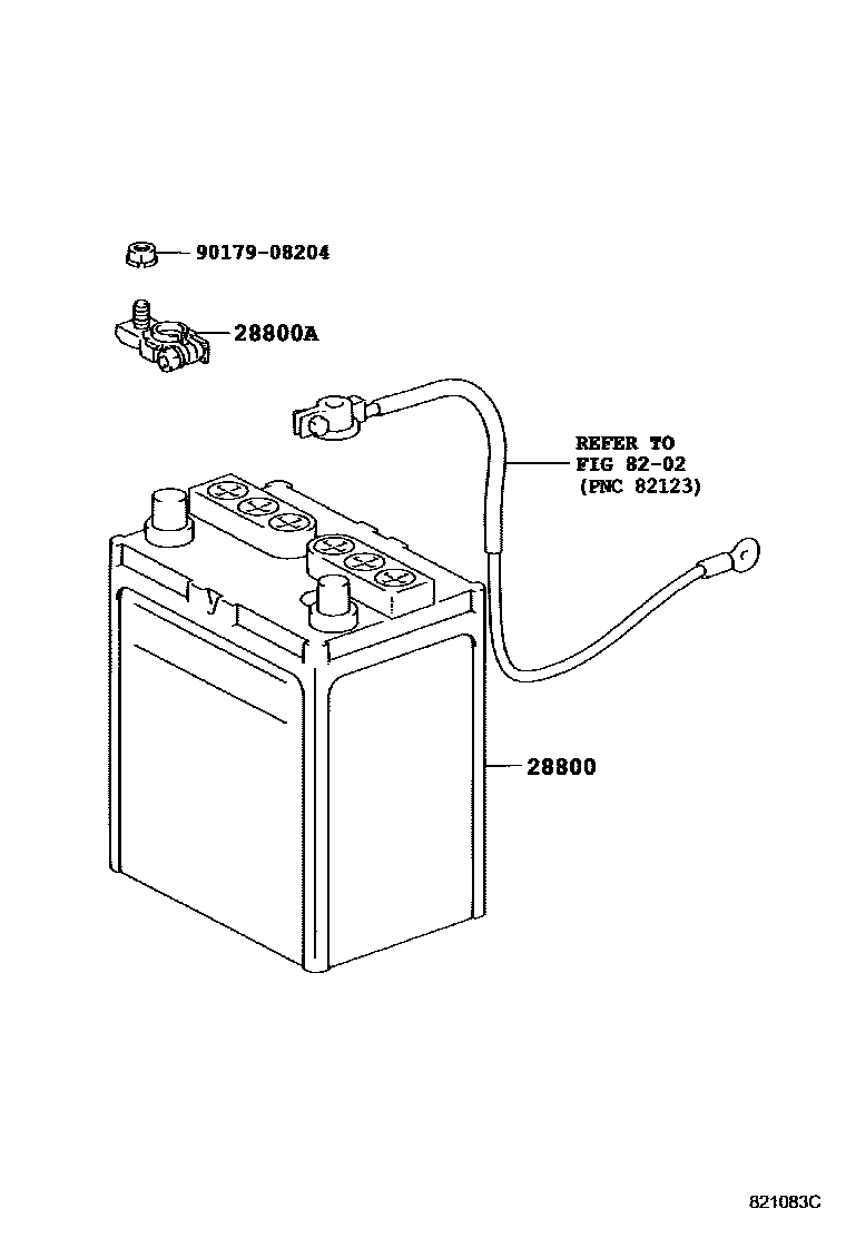8201 — BATTERY & BATTERY CABLE