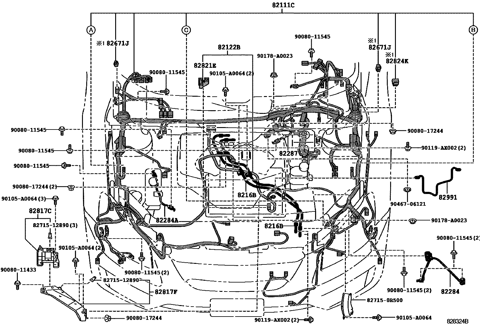 8202 — WIRING & CLAMP