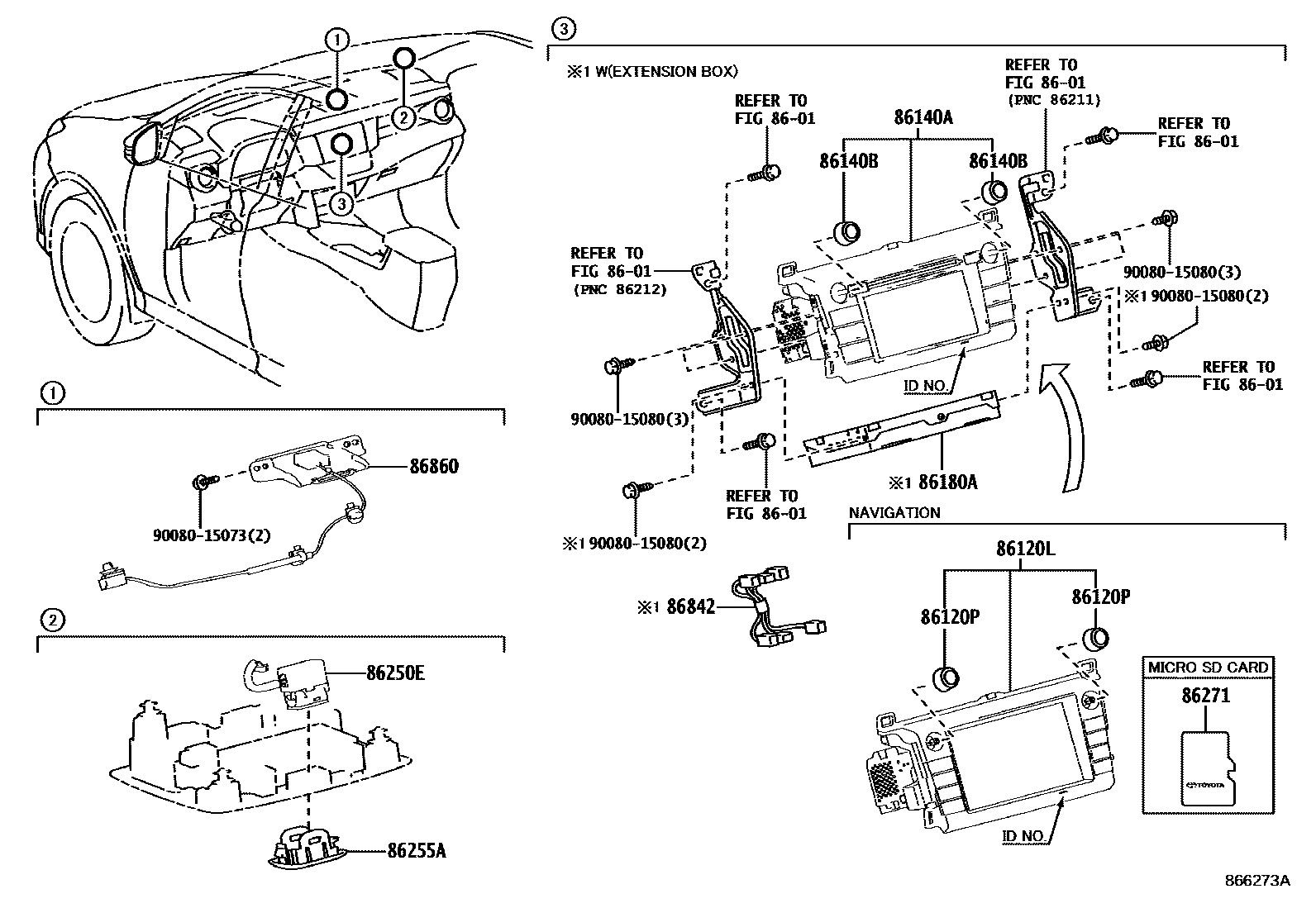 8603 — NAVIGATION & FRONT MONITOR DISPLAY